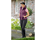 Gilet da equitazione combinato softshell con cappuccio Zoey