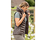 Gilet da equitazione combinato softshell con cappuccio Zoey