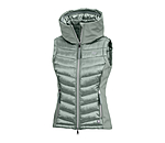 Gilet da equitazione combinato softshell con cappuccio Zoey