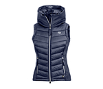 Gilet da equitazione combinato softshell con cappuccio Zoey