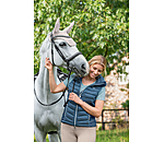 Gilet da equitazione combinato softshell con cappuccio Zoey