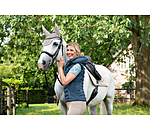 Gilet da equitazione combinato softshell con cappuccio Zoey