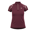 T-shirt funzionale con zip Christine