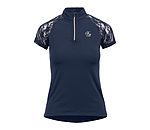 T-shirt funzionale con zip Christine