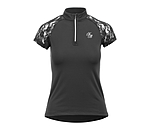 T-shirt funzionale con zip Christine