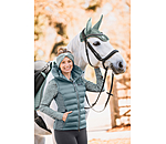 Gilet da equitazione combinato softshell con cappuccio Jessy