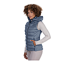 Gilet da equitazione combinato softshell con cappuccio Jessy