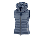 Gilet da equitazione combinato softshell con cappuccio Jessy