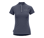 T-shirt funzionale con zip Julie