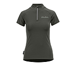 T-shirt funzionale con zip Julie