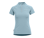 T-shirt funzionale con zip Julie