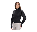 Felpa cropped con zip Leana