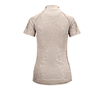 T-shirt funzionale con zip Amber