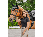 T-shirt funzionale con zip Amber