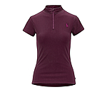 T-shirt funzionale con zip Jonna