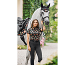 T-shirt funzionale con zip Fleur