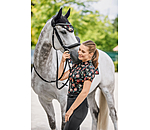 T-shirt funzionale con zip Fleur