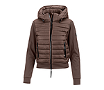 Giacca da equitazione combinata softshell con cappuccio Sabine