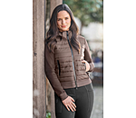 Giacca da equitazione combinata softshell con cappuccio Sabine