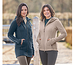 Cappotto in pile con cappuccio Greta