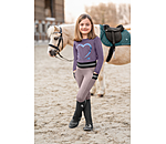 Leggings da equitazione full grip per bambini Aurelie