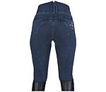 Pantaloni da equitazione in denim  full grip a vita alta Helene