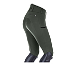 Pantaloni da equitazione full grip a vita alta comfort Juliane