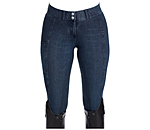 Pantaloni da equitazione denim full grip Estelle