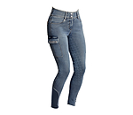 Jeans da equitazione full grip a vita alta Laura
