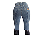 Jeans da equitazione full grip a vita alta Laura