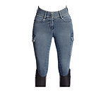 Jeans da equitazione full grip a vita alta Laura