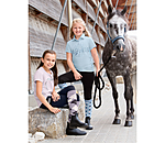 Leggings da equitazione con grip al ginocchio per bambini Alisha