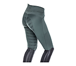 Leggings da equitazione termici a vita alta full grip per bambini Lima