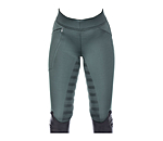 Leggings da equitazione termici a vita alta full grip per bambini Lima
