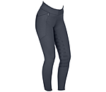 Leggings da equitazione termici a vita alta full grip per bambini Lima