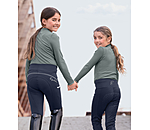 Leggings da equitazione full grip per bambini Elija