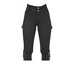 Pantaloni da equitazione cargo full grip per bambini Carla
