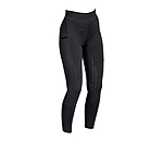 Leggings da equitazione full grip per bambini Laser Cut