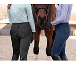 Pantaloni da equitazione termici full grip per bambini Lovis