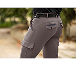 Pantaloni da equitazione hybrid da uomo con grip al ginocchio Georgia