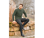 Pantaloni da equitazione hybrid da uomo con grip al ginocchio Georgia