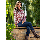 Outfit western Darleen in prugna
