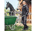 Outfit da donna con giacca impermeabile high function shell Ireland in nero