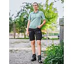 Outfit da donna con t-shirt funzionale in light-mint