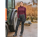 Outfit da donna con pantaloni outdoor softshell invernali