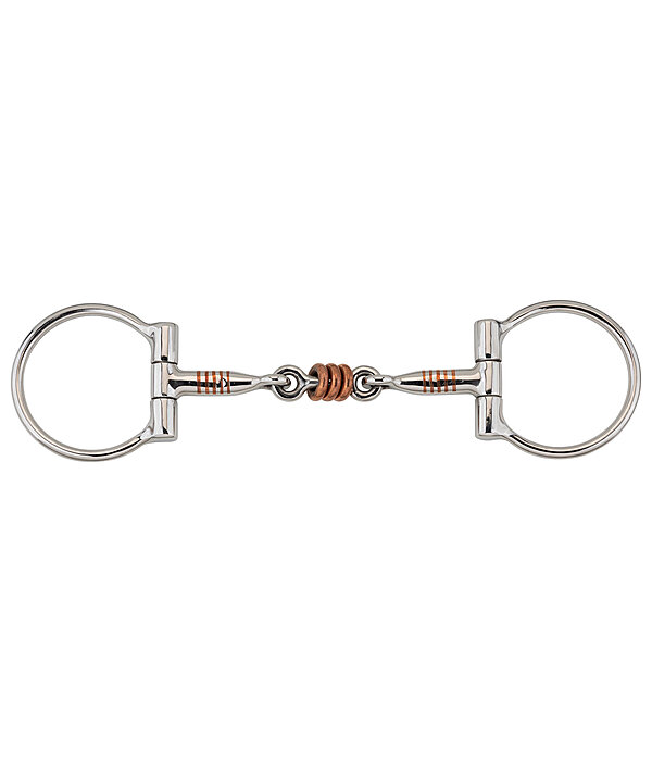 Snaffle snodato in tre parti Stainless Steel