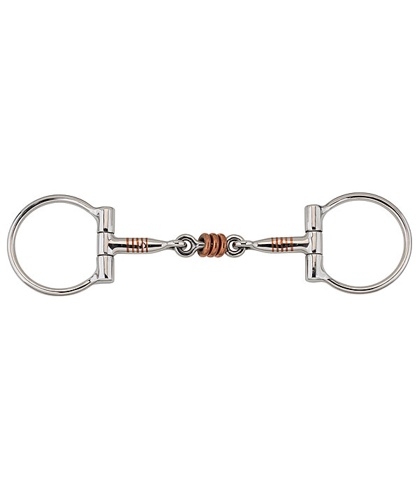 Snaffle snodato in tre parti Stainless Steel