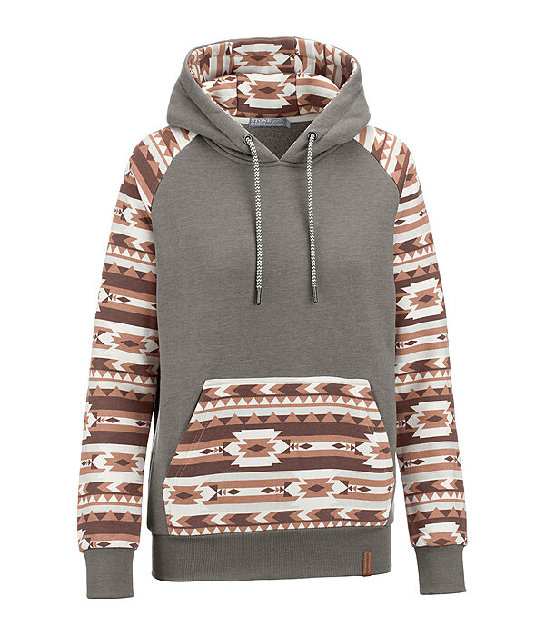 Felpa con cappuccio Ikat