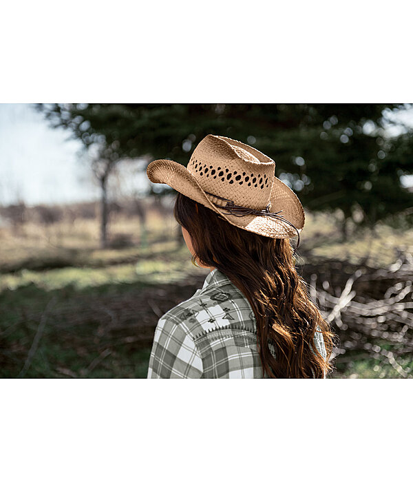 Cappello in paglia Longhorn