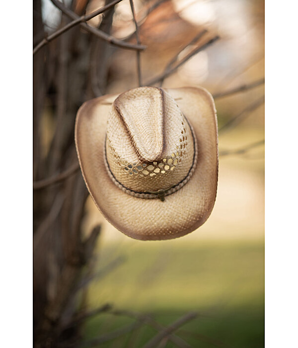 Cappello in paglia Longhorn